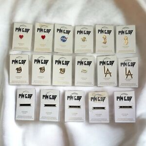 Pin God Exclusive Release Limited Enamel Pins Gold NEW Lot of 17